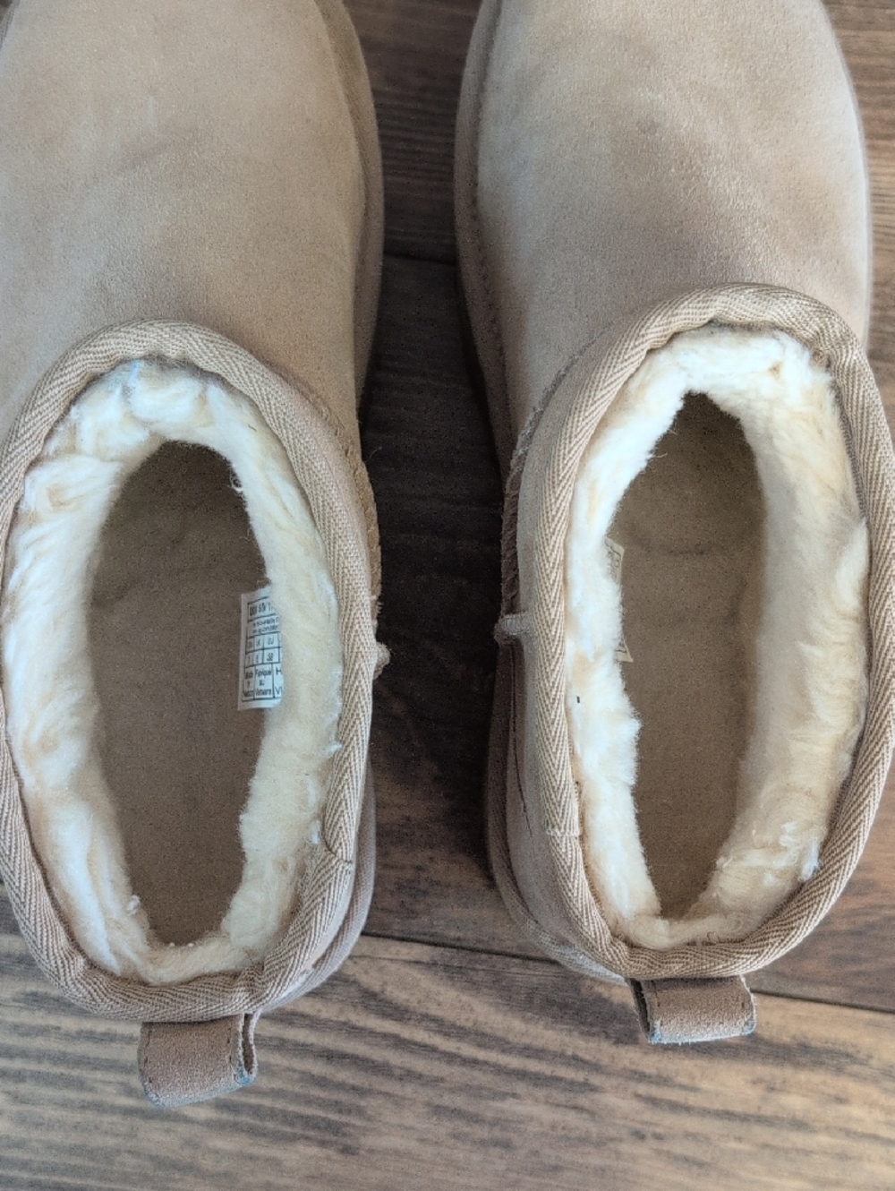 UGG Women's Classic Ultra Mini Platform Boots in Sand 7        R304 - Picture 7 of 10